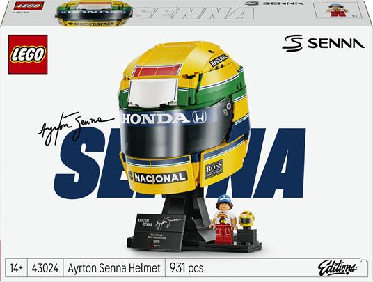 LEGO Editions (43024). Casco Ayrton Senna