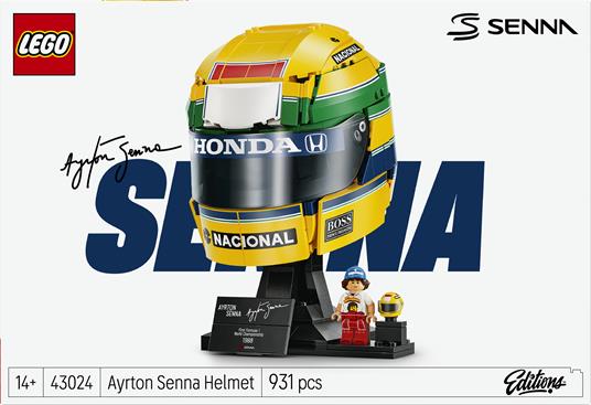 LEGO Editions (43024). Casco Ayrton Senna - 9