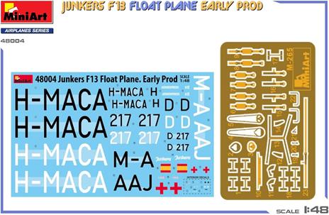 Junkers F13 Float Plane. Early Prod - 3