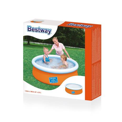 Bestway Fast Set 57241 piscina fuori terra Piscina gonfiabile 477 L Blu, Verde, Arancione - 4