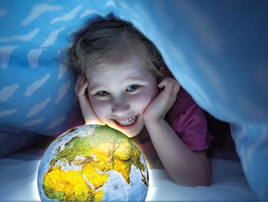 Clementoni Sapientino Più - Mappamondo Luminoso, Gioco Educativo per Bambini dai 7 Anni in su, Globo Educativo 22cm - 4
