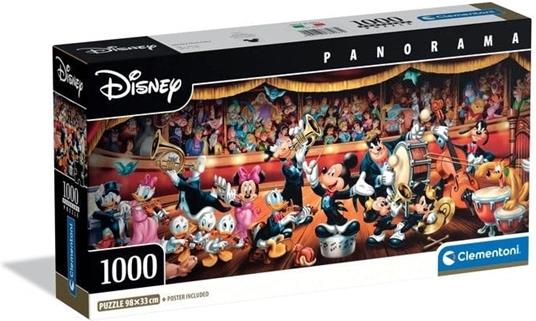 Clementoni Puzzle 1000 Pz. Disney Orchestra Panorama