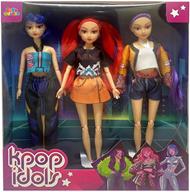 Set 3 Bambole Kpop Idols Stars Rumi Mira Zoey H 30 cm | Personaggi Anime Collezione Completa Fashion Dolls pe rbambne