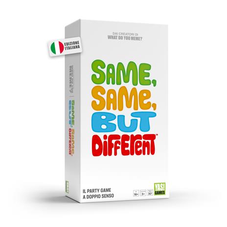 Same, Same, but different. Gioco da tavolo
