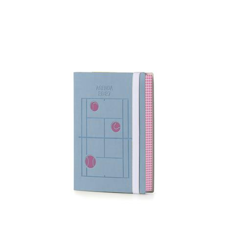 Diario 2026-2027 16 Mesi Moove Tennis Giornaliera 12X17 Celeste - 2