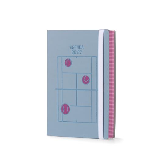 Diario 2026-2027 16 Mesi Moove Tennis Giornaliera 15X21 Celeste - 2
