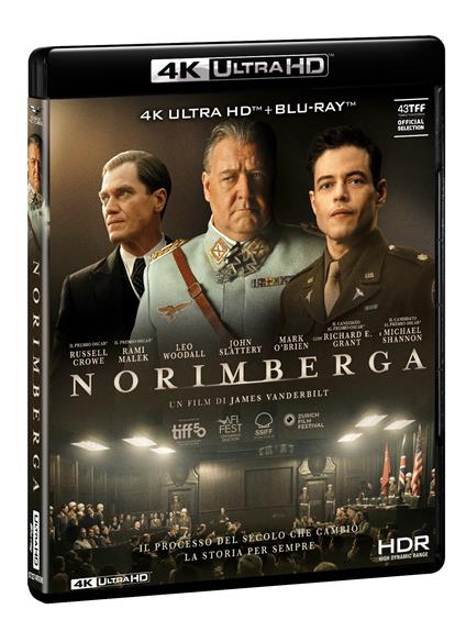 Norimberga (Blu-ray + Blu-ray Ultra HD 4K) di James Vanderbilt - Blu-ray + Blu-ray Ultra HD 4K