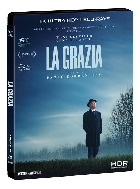La grazia (Blu-ray + Blu-ray Ultra HD 4K) di Paolo Sorrentino - Blu-ray + Blu-ray Ultra HD 4K