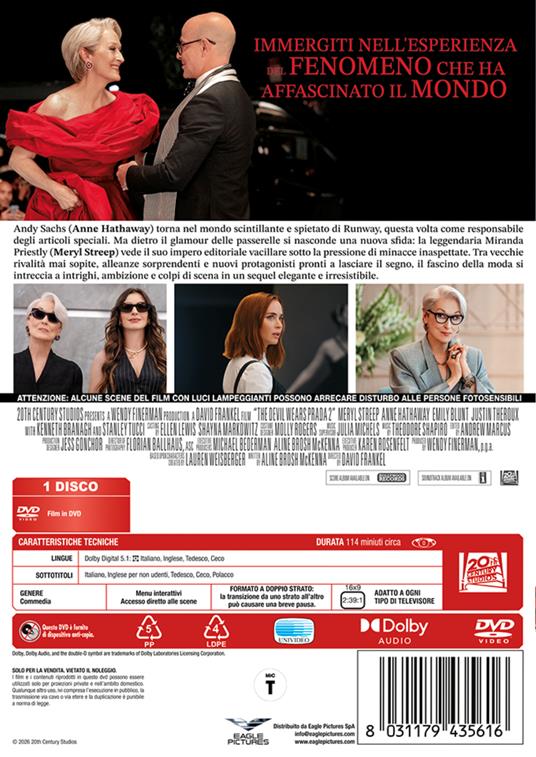 Il Diavolo veste Prada 2 (DVD) di David Frankel - DVD - 2
