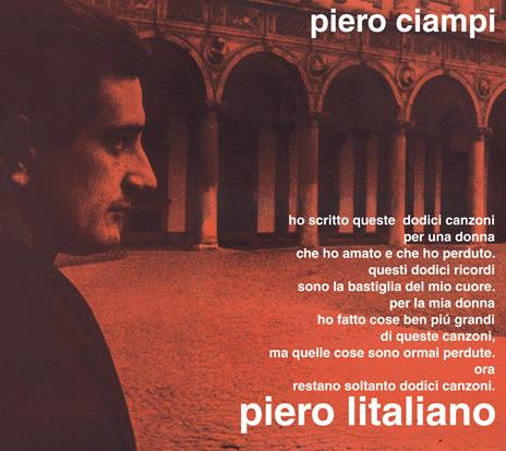Piero litaliano (Digipack) - CD Audio di Piero Ciampi