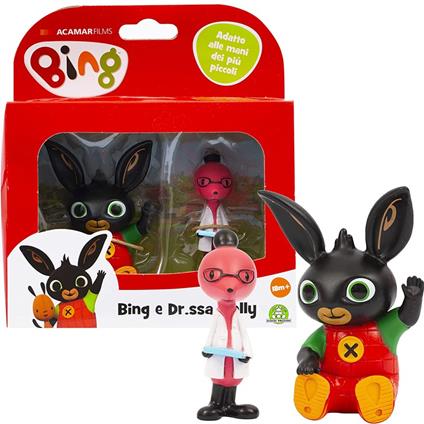 Set 2 Personaggi Bing E Dottoressa Molly 6 Cm Bing Giochi Preziosi Bng10V10