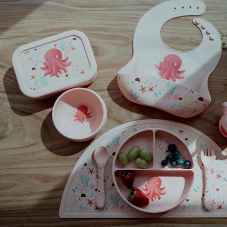 Porta merenda in silicone - Polpo Slurpy - 4