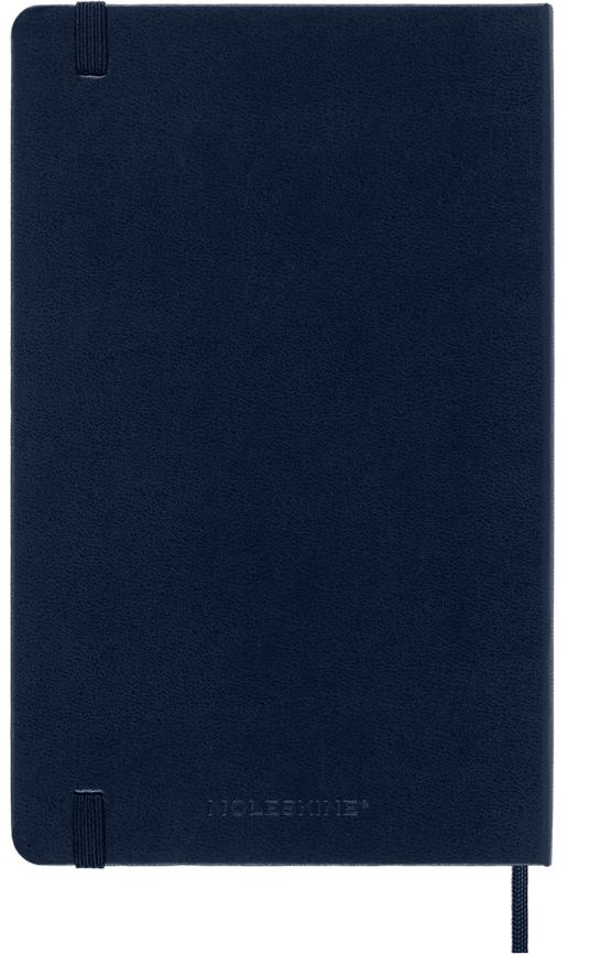 Taccuino Moleskine large a pagine bianche copertina rigida blu. Sapphire Blue - 5