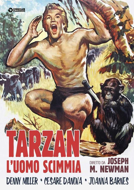Tarzan l'uomo scimmia (DVD) di Joseph F. Newman - DVD