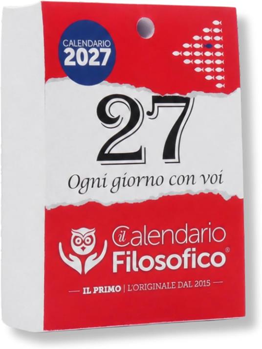 Ricarica Calendario Filosofico 2027 Formato 10X14 Cm