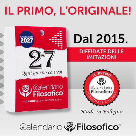 Ricarica Calendario Filosofico 2027 Formato 10X14 Cm - 4