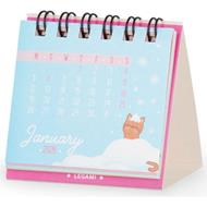 Micro Calendario Legami 2026, 5,8 x 5,3 cm - Kitty