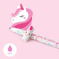 Penna gel cancellabile con inchiostro termosensibile. Unicorn