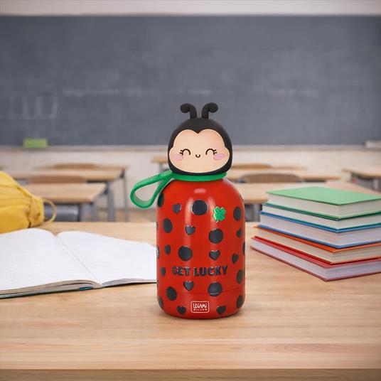 Legami - Borraccia Termica per Bambini Hot&Cold BFF, Ladybug, in Inox 18/8 a Doppio Strato con Chiusura ermetica - 6