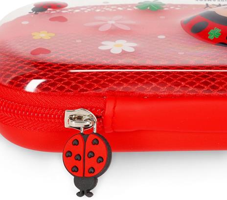 Legami - Astuccio Wonderwow, Tema Ladybug, 2 Scomparti e Portapenne interno, Scomparto interno con Tessuto a Rete - 5