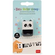 Legami - Timbro Decorativo a Rullo - Panda - Roller Stamp