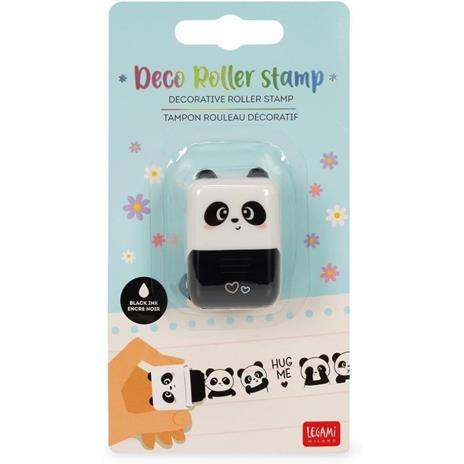 Legami - Timbro Decorativo a Rullo - Panda - Roller Stamp