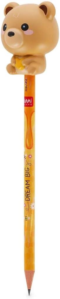 Matita con squishy Legami Squeezies - Orsetto - Honey - 3