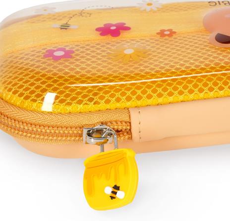 Legami - Astuccio Wonderwow, Tema Teddy Bear, 2 Scomparti e Portapenne interno, Scomparto interno con Tessuto a Rete - 5