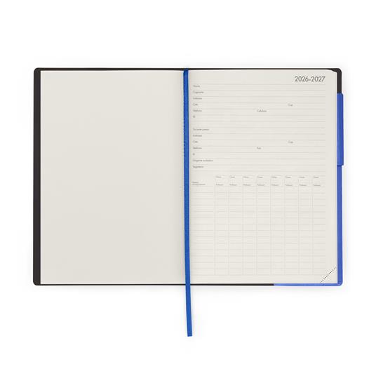 Agenda del docente 13 mesi 2027 settimanale Legami Large Eclectic Blue - 2