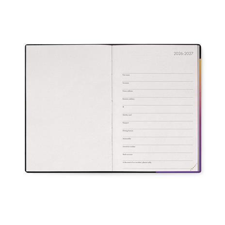 Agenda 16 mesi 2027 giornaliera Legami Medium Sunset Vibes - 2