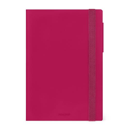 Agenda 16 mesi 2027 settimanale Legami Medium Raspberry Jam