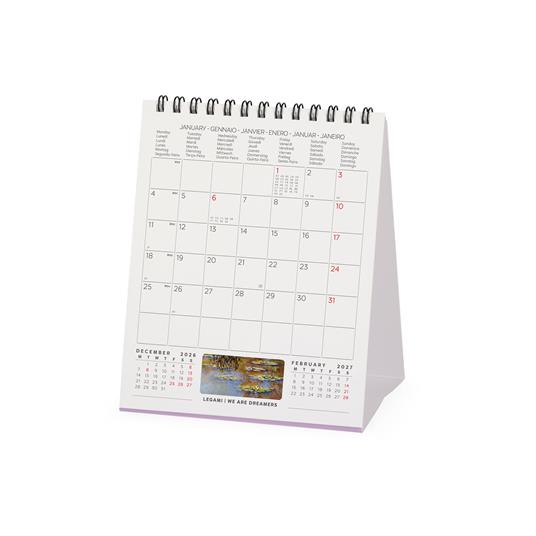 Calendario da tavolo Legami 2027 Art Collection - Claude Monet 12X14.5 - 3