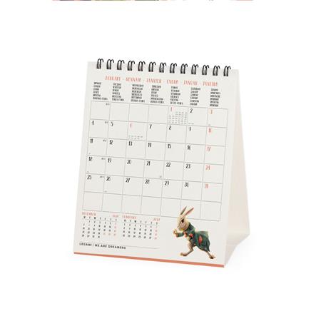 Calendario da tavolo Legami 2027 Book Lovers - Wonderland 12X14.5 - 3