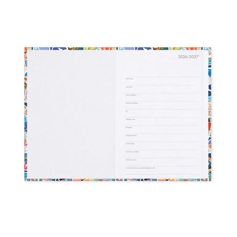 Agenda 16 mesi 2027 giornaliera fotografica Legami Medium Travel Stickers - 2