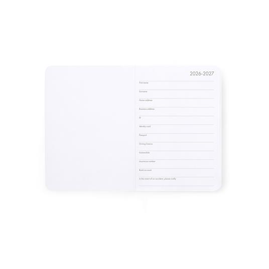 Agenda 16 mesi 2027 settimanale fotografica Legami Small con notebook Teddy Bear Cherry Pink - 2