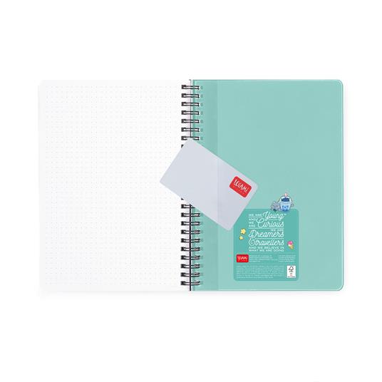 Agenda 16 mesi 2027 settimanale spiralata Legami Large Kitty Bubble Tea - 4