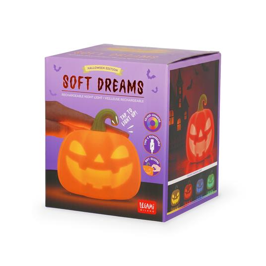 Luce LED ricaricabile Legami Zucca Soft Dreams Halloween