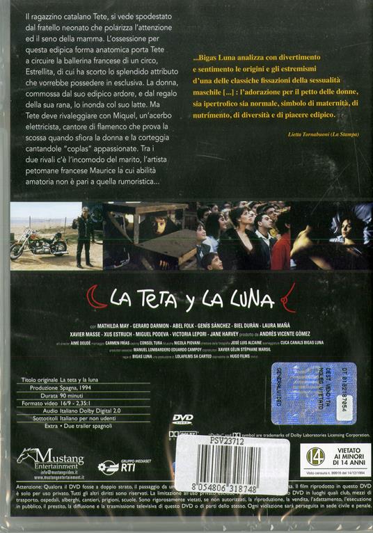 La Teta y la Luna (DVD) di Bigas Luna - DVD - 2