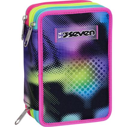 Astuccio 3 Zip Seven Write Down, 12,5 x 20 x 7 cm