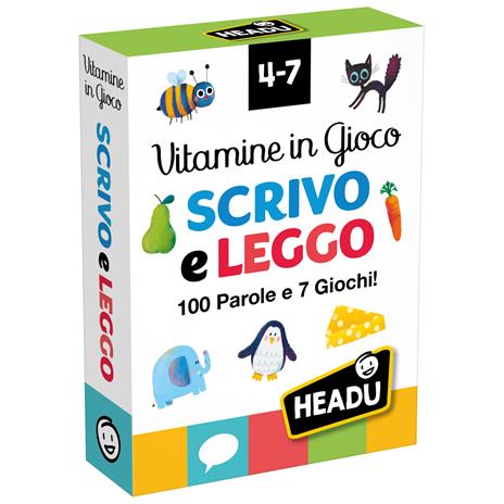 Carte Vitamine Gioco Scrivo e Leggo 100 Parole