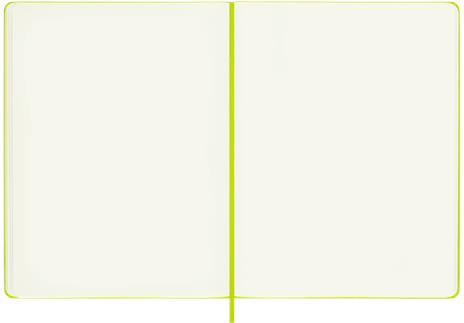Taccuino Moleskine a pagine bianche X-Large copertina rigida Lemon. Verde - 3