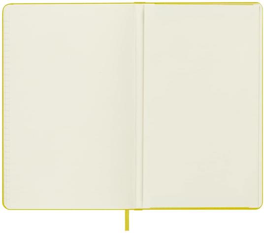Taccuino Moleskine, a righe, Large, copertina rigida - Seta giallo paglia - 6