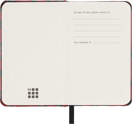 Taccuino Moleskine Silk XS, pagine bianche, copertina rigida, con Gift Box, Bordeaux  - 6,5 x 10,5 cm - 4