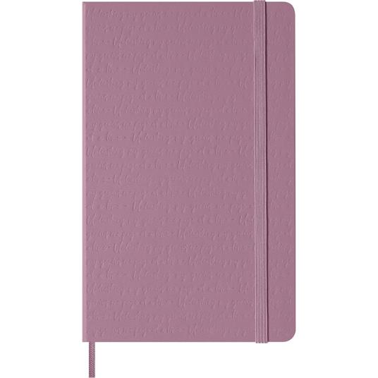Taccuino Moleskine grande bianco  Copertina rigida  Rosa Majestic