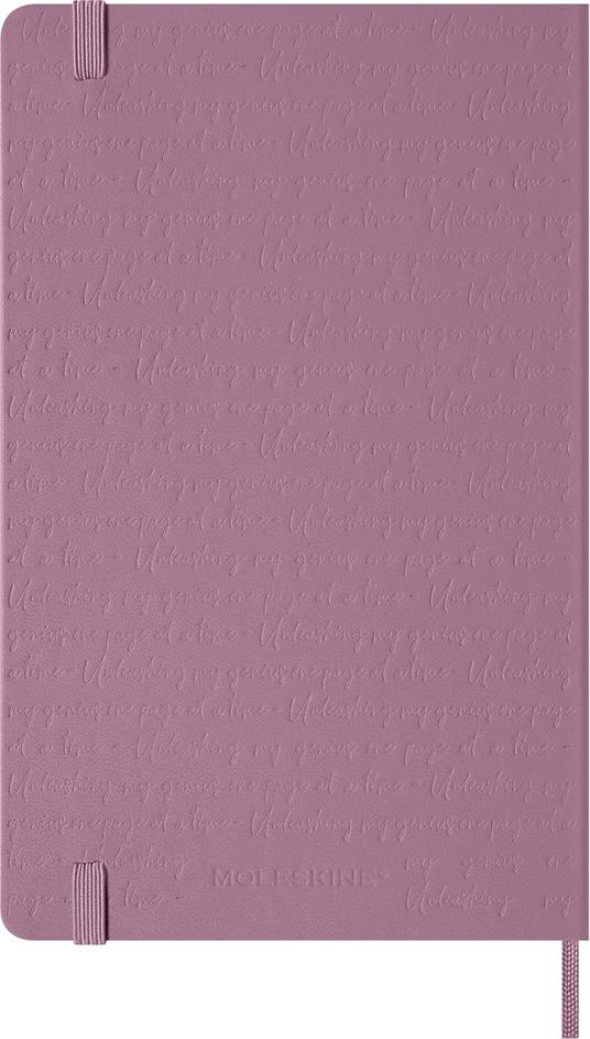 Taccuino Moleskine grande bianco  Copertina rigida  Rosa Majestic - 2