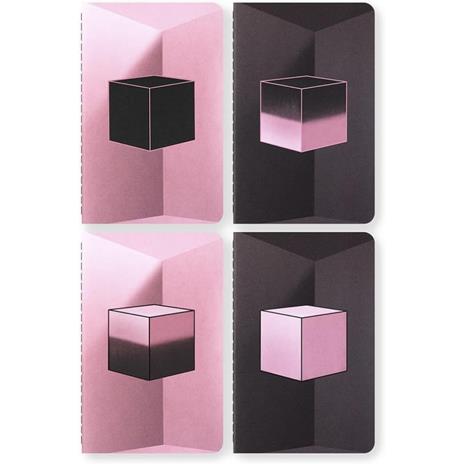 Set 4 quaderni Cahiers Moleskine pocket Blackpink