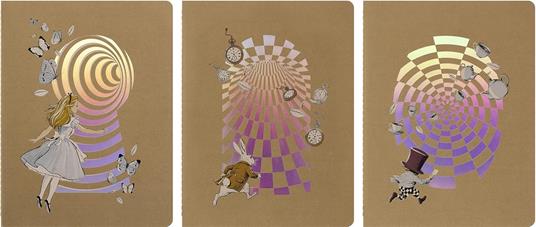 Set di 3 quaderni Moleskine Alice - 2