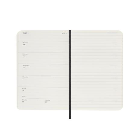 Agenda settimanale con spazio per note 12 mesi, 2025 Moleskine, Pocket, Copertina morbida, Nero - 9 x 14 cm - 3