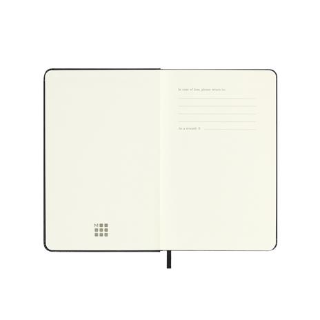 Agenda settimanale orizzontale 12 mesi, 2025 Moleskine, Pocket, Copertina rigida, Nero - 9 x 14 cm - 2