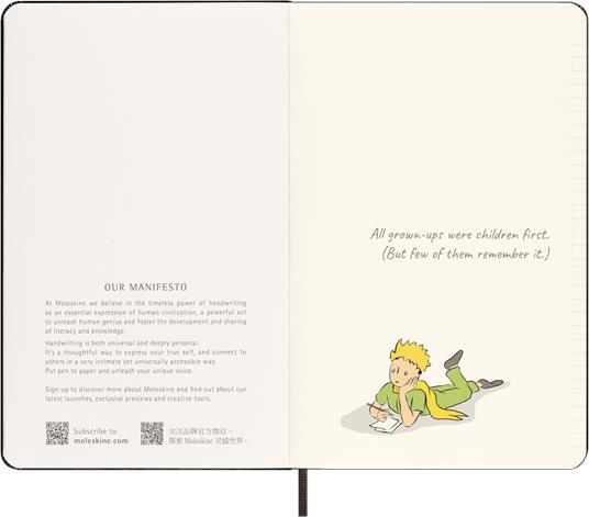 Taccuino Moleskine Le Petit Prince. Ediz. Limitata, Piccolo Principe, con Copertina Rigida, Pagine a Righe, con Gift box - 5
